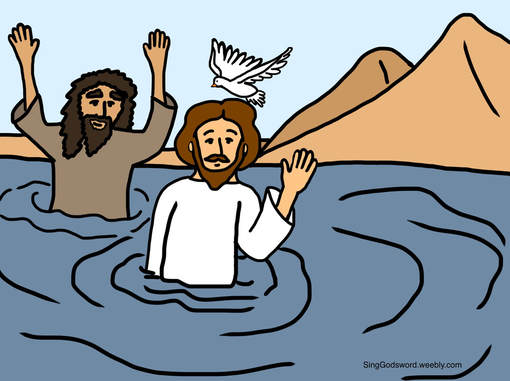 Free bible song about Jesus's Baptism - Sing God's Word