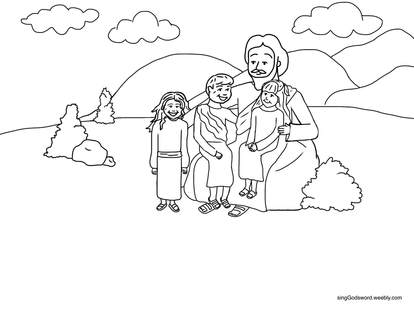 Jesus loves the little children free coloring sheet. Free kids bible class material. A new song, teachers worksheet, and craft. singGodsword.weebly.com
