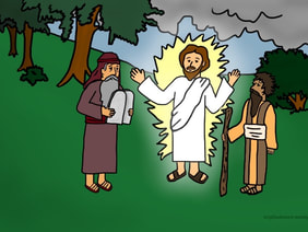 Teach children about the transfiguration with a new song. Also, enjoy a free coloring sheet, craft printout, and teacher worksheet. singGodsword.weebly.com